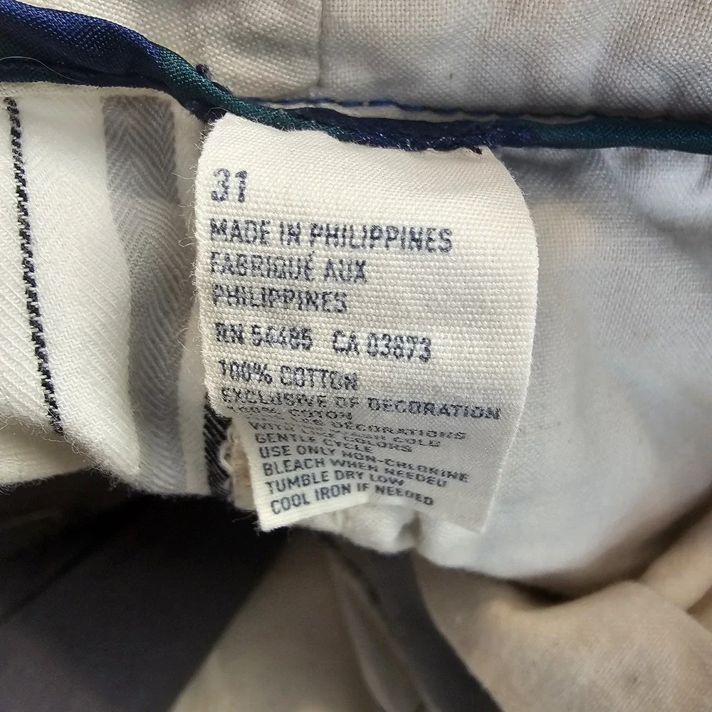 American Eagle Outfitters Chino Shorts Mens Size 31 Plaid‎ Golf Casual 2009